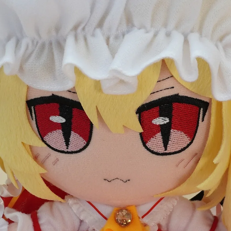 20 см Аниме-игровая кукла TouHou Project Flandre Scarlet Fumo Kawaii, хлопковая плюшевая игрушка для косплея, сидячая фигурка, подарок для фанатов (art.: 3920dc43ea291) - 3920dc43ea291
