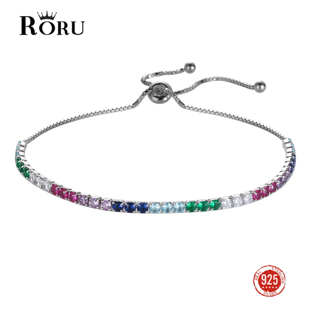 Женский браслет из серебра 100% пробы 925 5/3/4 мм