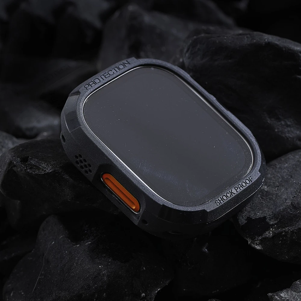 Full Coverage Case for Apple Watch Ultra 49mm Soft TPU Screen Protector Cover Bumper Frame For iWatch Series 8 Ultra Accessories