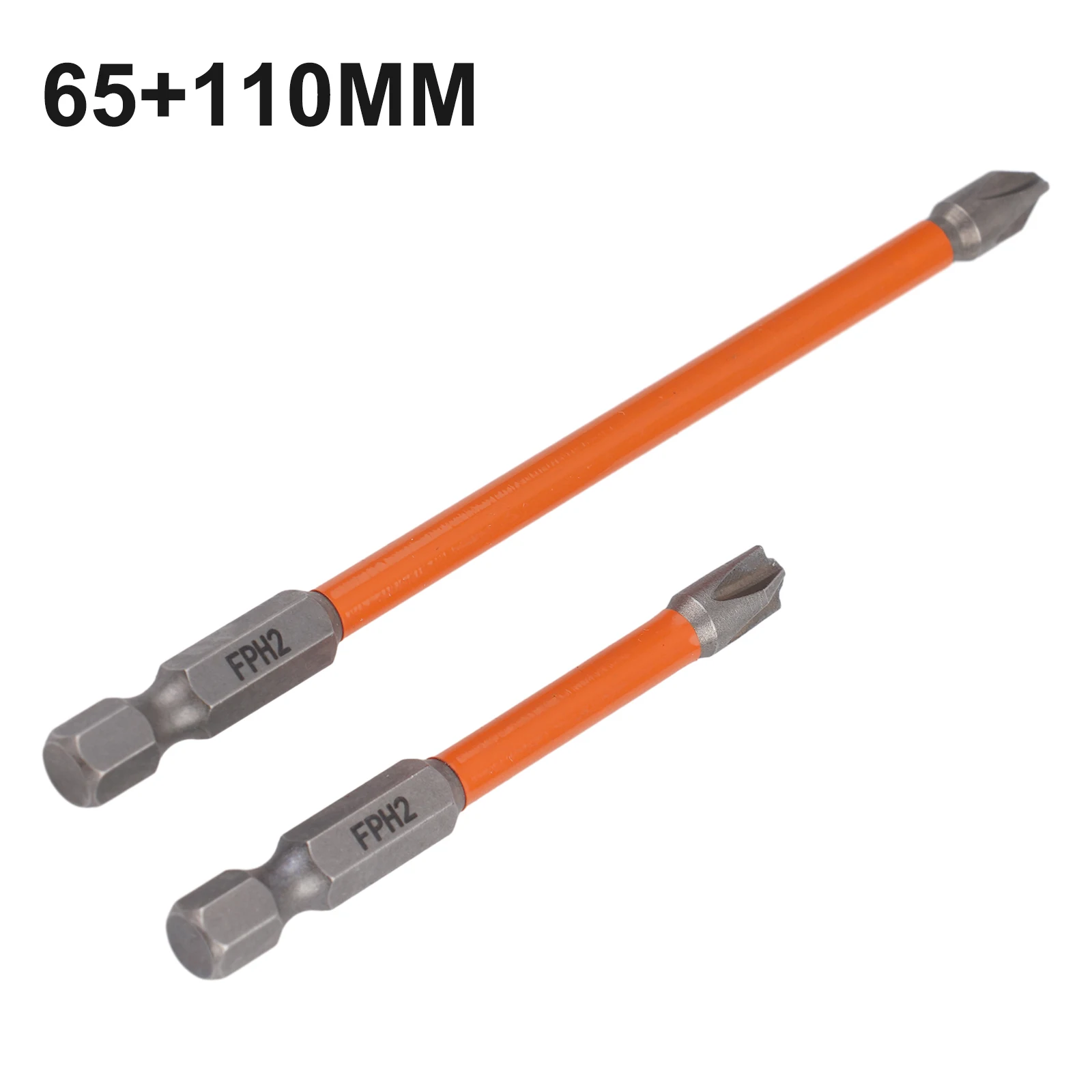 

1/2Pcs Magnetic Screwdriver Bit FPH2 Slotted Cross Head 65/110mm Special Professional For Electrician Electric Drill Tool Parts