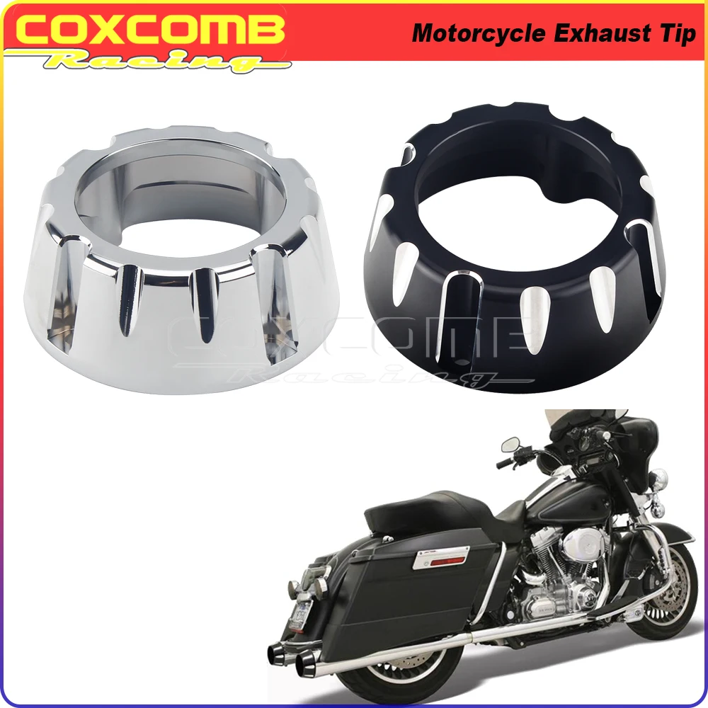 

Наконечник глушителя выхлопной трубы мотоцикла для Harley Touring Sportster Two Brother Racing 2-в-1 сменная углеродная заглушка для полной системы