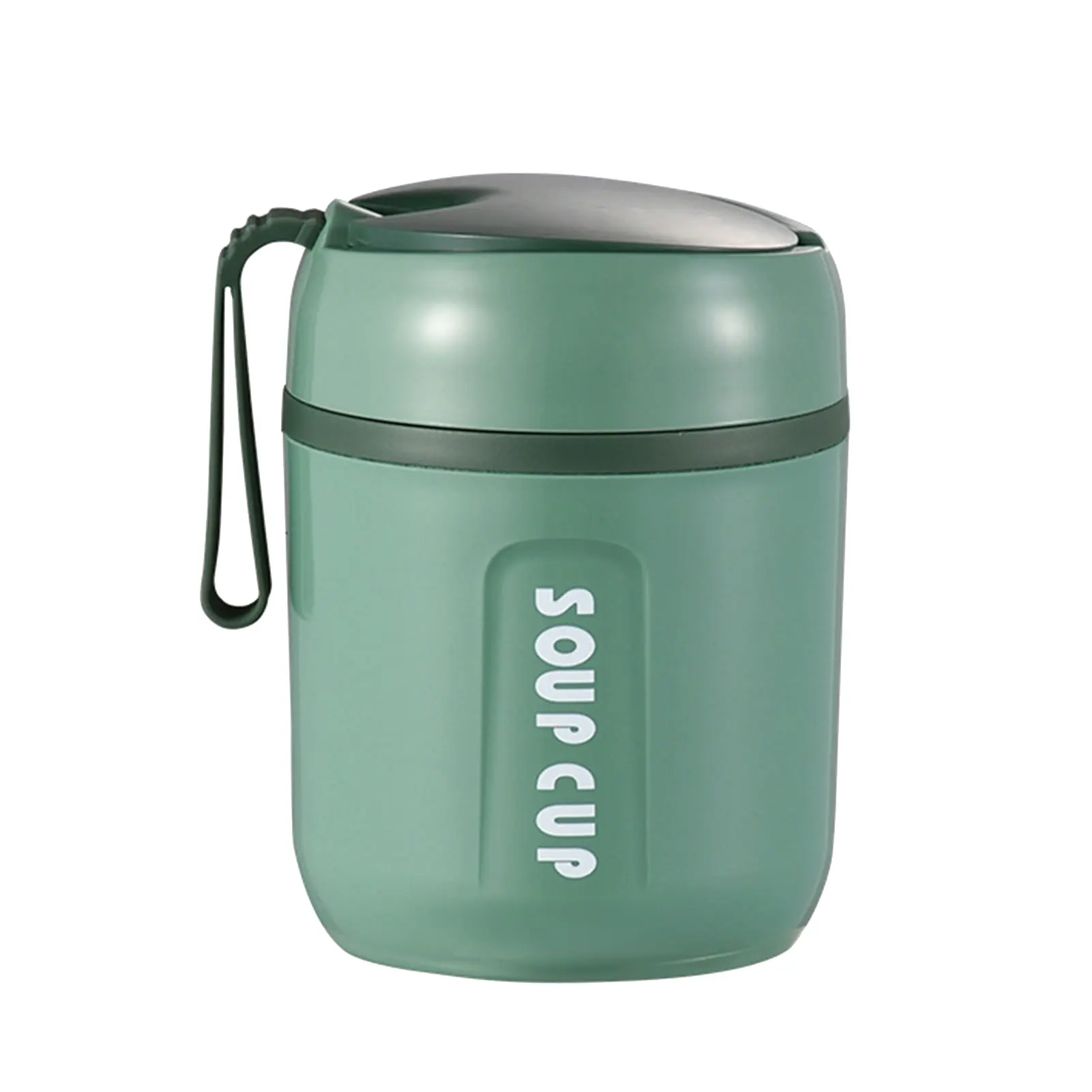 Контейнер для супа из нержавеющей стали Bento с ложкой Ланч-бокс пищевая банка