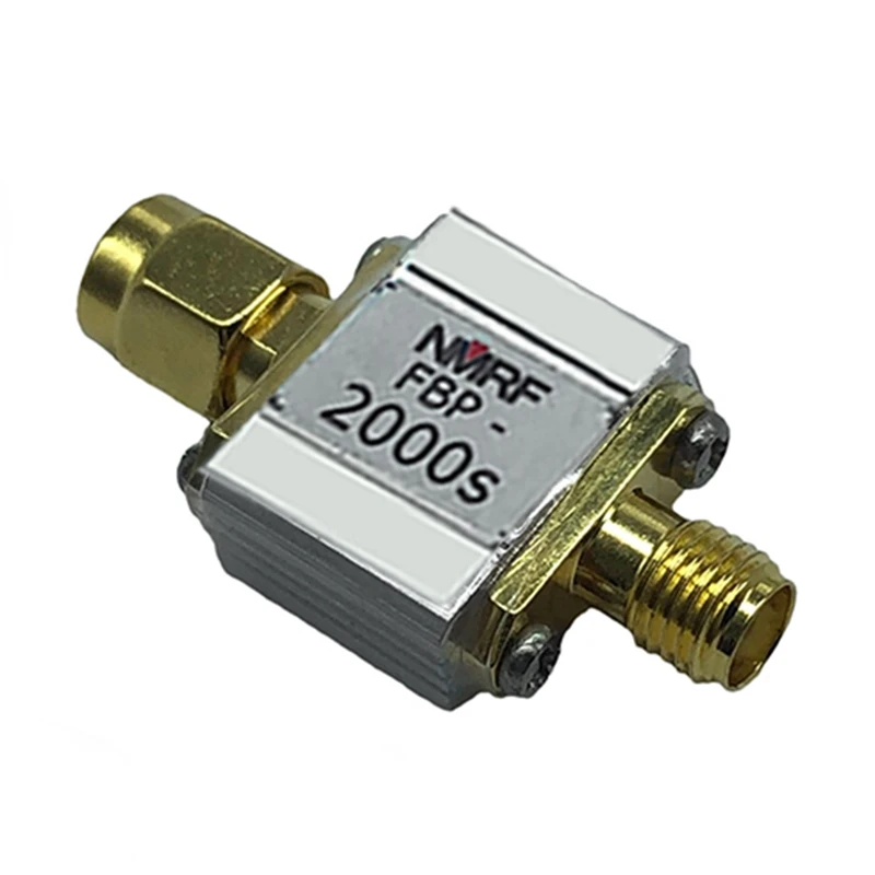 

FBP-2000S 2000Mhz RF Coaxial Bandpass SAW Filter 1DB Bandwidth 5Mhz SMA Interface