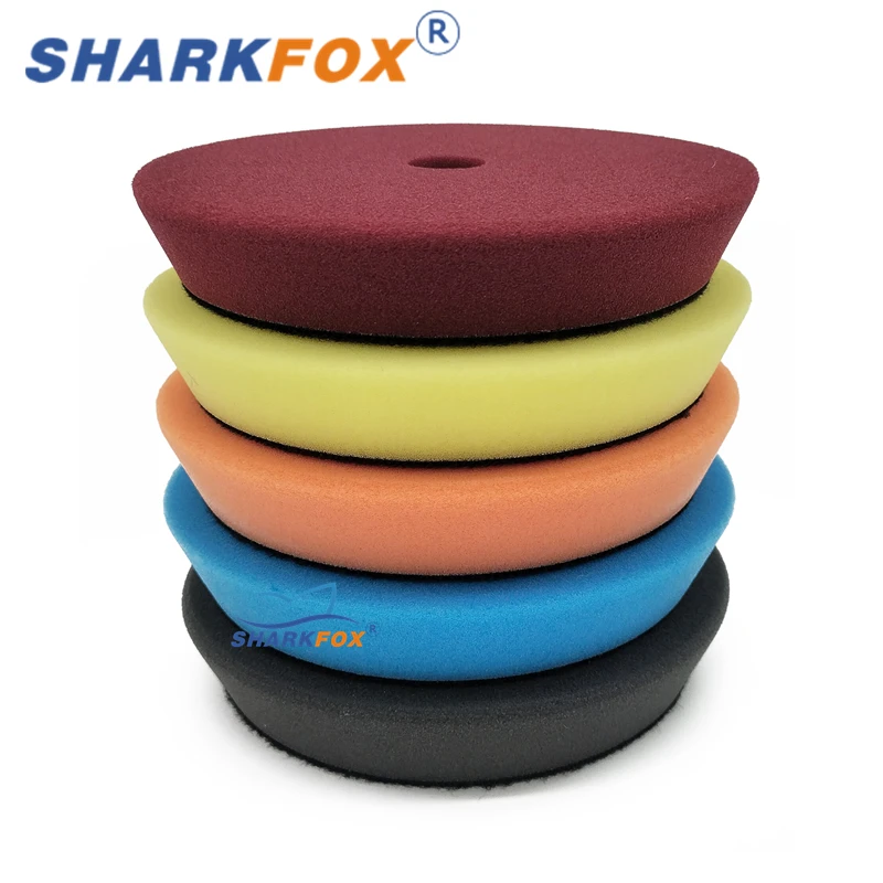 Sharkfox Автомобильная полировальная Подушка 5-дюймовый полировальный диск для