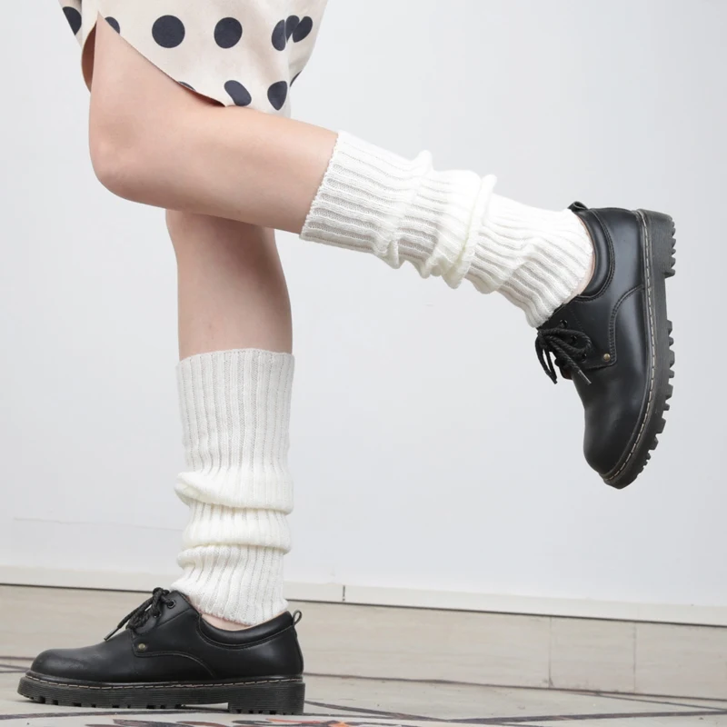 Лидер продаж милые японские носки в стиле "Лолита" вязаные шерстяные панк с