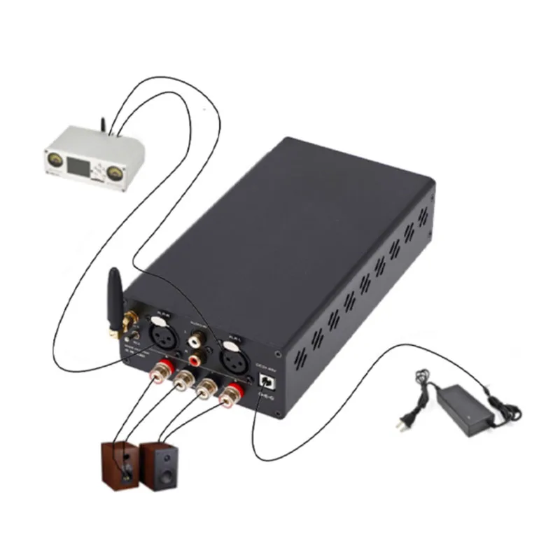 Двухканальный цифровой Bluetooth-усилитель D325C TPA3255 с сбалансированными входами APTX HD