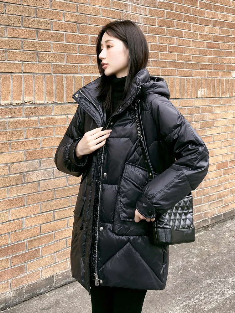Women Down Jacket New Casual Style White Duck Down Jackets Autumn Winter Coats And Parkas Female Outwear
