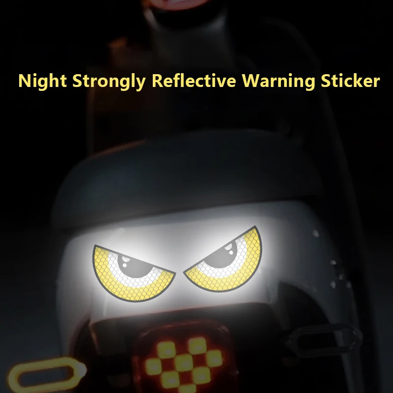 Светоотражающая наклейка Devil Eye для декоративной защиты мотоцикла подходит шлема