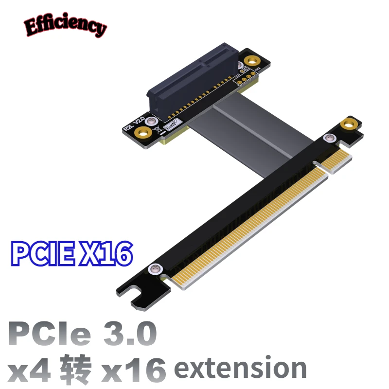 

PCIe3.0 X4 X8 Riser Extender for Gigabit Network Card Industrial SSD Pci-e 3.0 X4 To X16 Extension PCI Express Cable R32SF SL SR