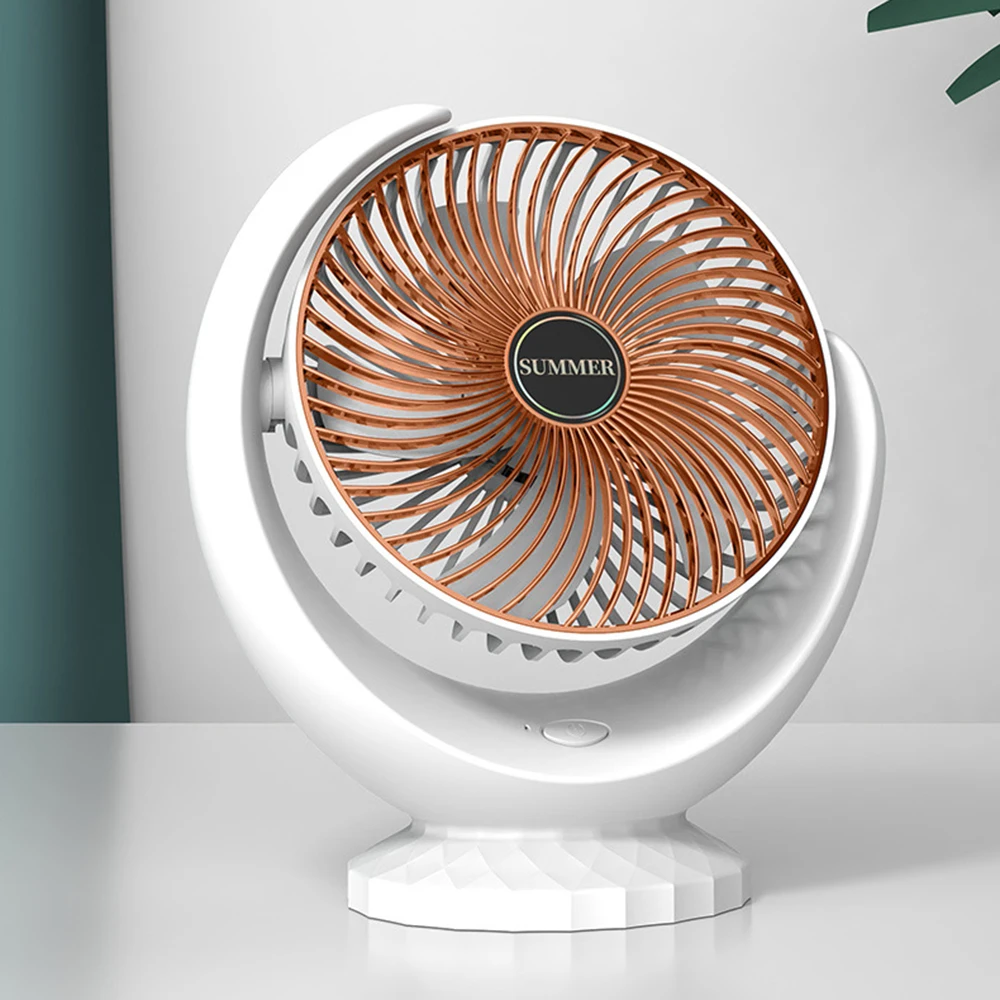 

Rechargeable Battery Operated desktop Fan, Air Circulating USB Fan,Portable for Home dormitory Outd Camping Tent Beach