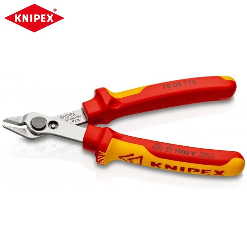 

KNIPEX 78 06 125 VDE Электронные плоскогубцы 5 дюймов