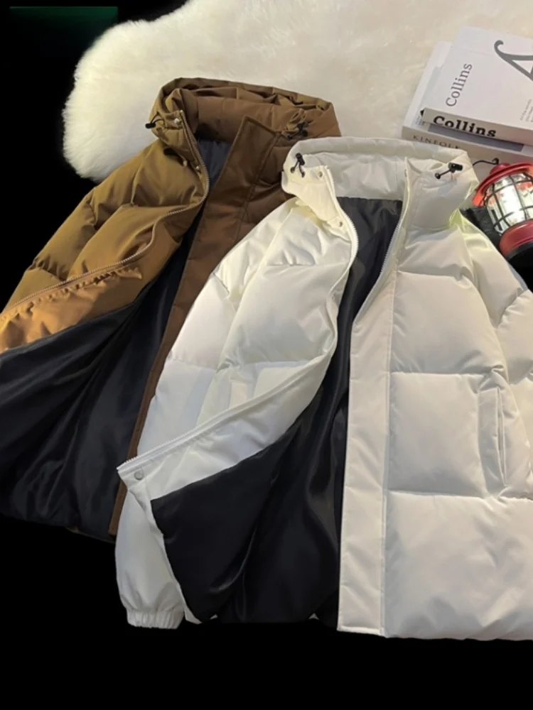 Mulinsen зимнее пальто с хлопковой подкладкой и капюшоном мужская утепленная теплая