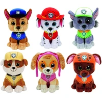 15cmty patrolbig eyes animals dog plush toy marshall rocky zuma cute stuffed plush collection cute dolls child gifts paw patrol