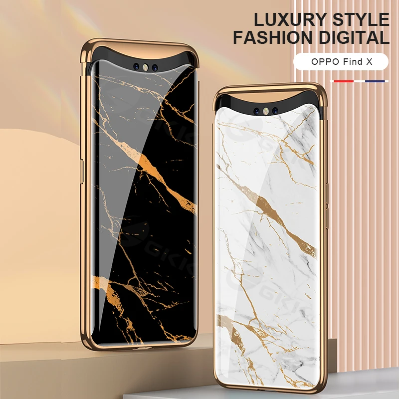 

Защитный чехол GKK с магнитной подъемной камерой для OPPO Find X, чехол с закаленным стеклом и твердым покрытием для OPPO Find X Shell