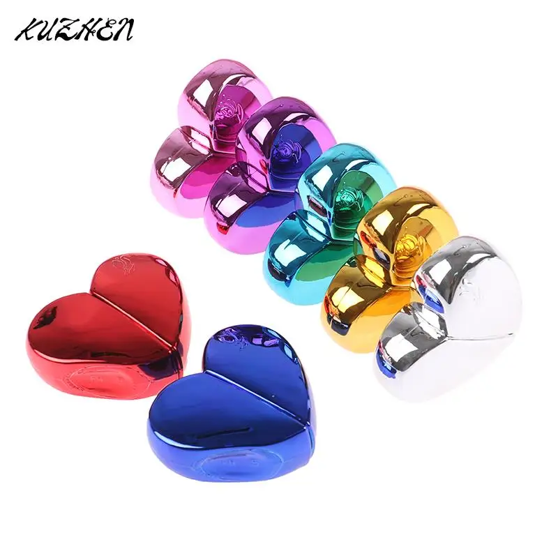 

Дорожный многоразовый парфюмерный атомайзер в форме сердца, 25 мл, стеклянный безвоздушный насос, пустой спрей, портативные дозирующие буты...