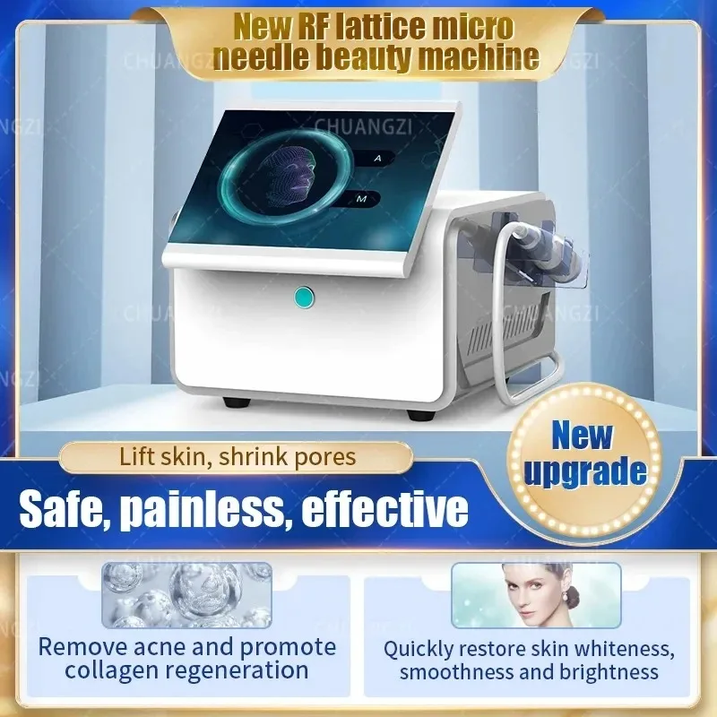 

RF Fractional Microneedle Machine RF Radio Frequency Skin Tightening Acne Scars Stretch Marks Removal