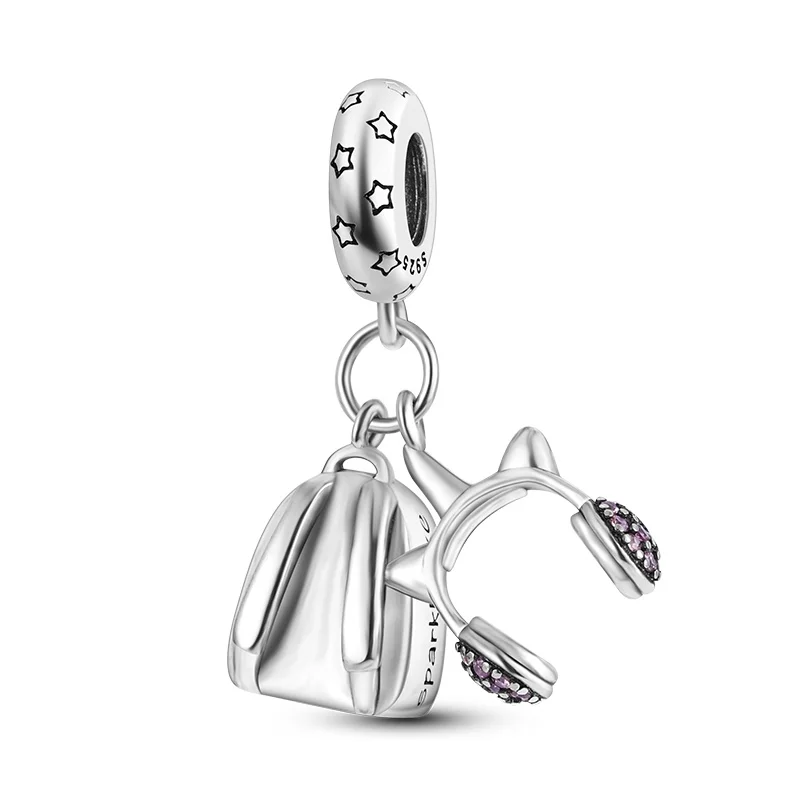 Женская серебряная бижутерия 2022 оригинальная Радужная Чешская Сумка с