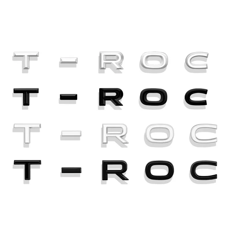 3D ABS пластиковый серебристый/черный Автомобильный задний бампер, багажник, тройная звезда, буква логотип, наклейка, наклейки, Стайлинг, автомобильные аксессуары