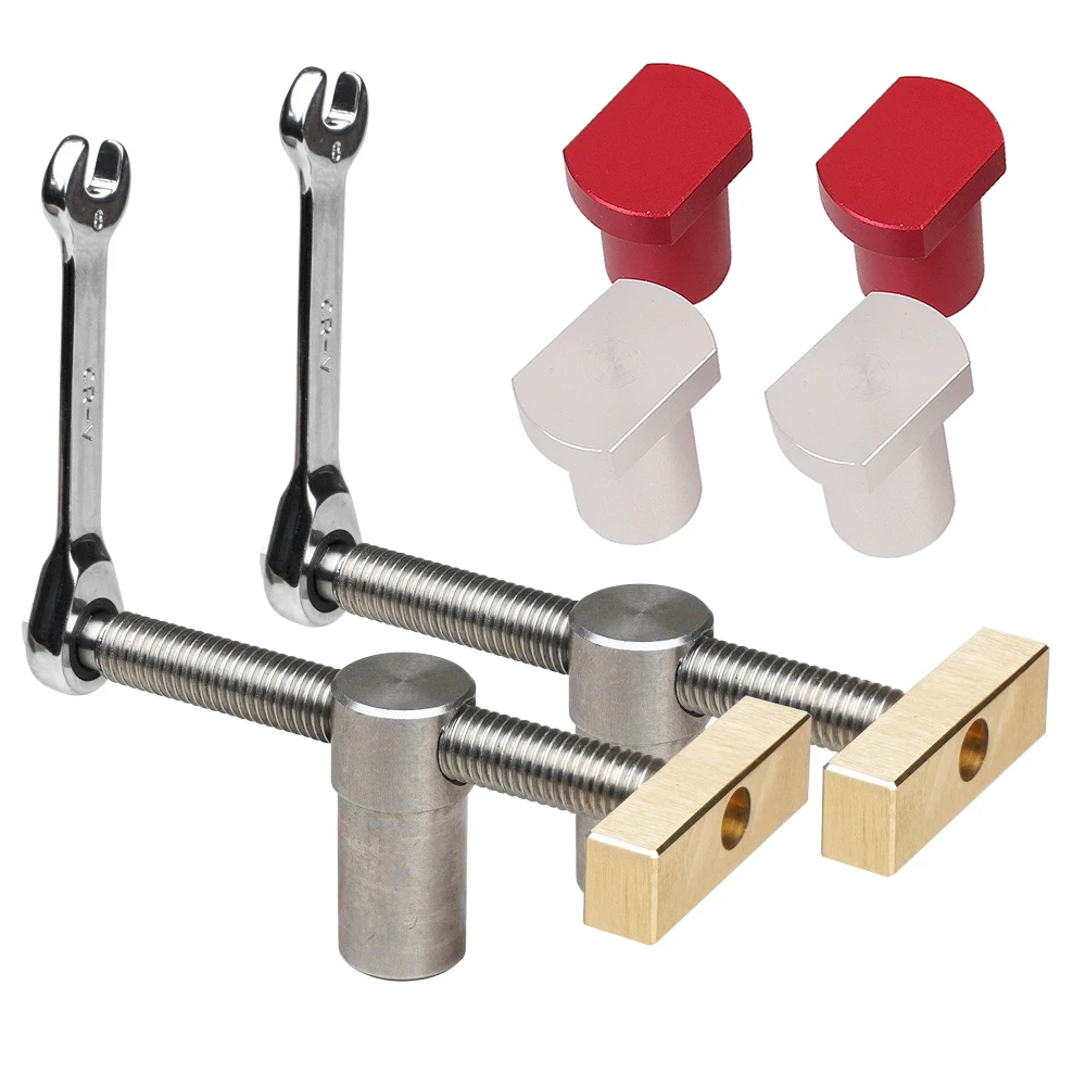 

For Hole Inserts Desktop Fixture Fixed Dog Clamps 19mm Vise Bench Carpenter 20mm Fast Brass Woodworking Workbench Brake Too Clip