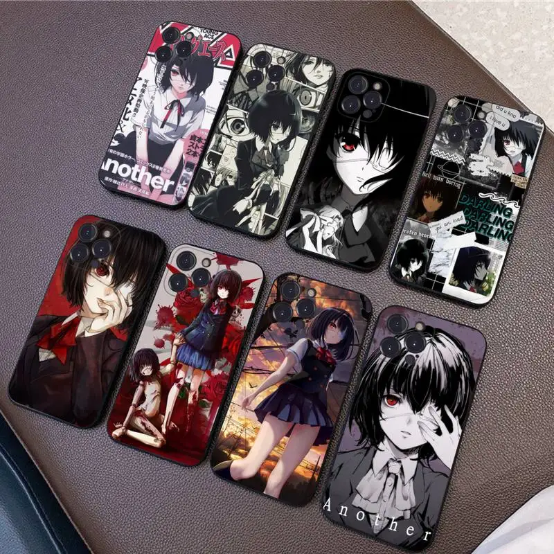 

Mei Misaki Another anime Phone Case Silicone Soft for iphone 14 13 12 11 Pro Mini XS MAX 8 7 6 Plus X XS XR Cover