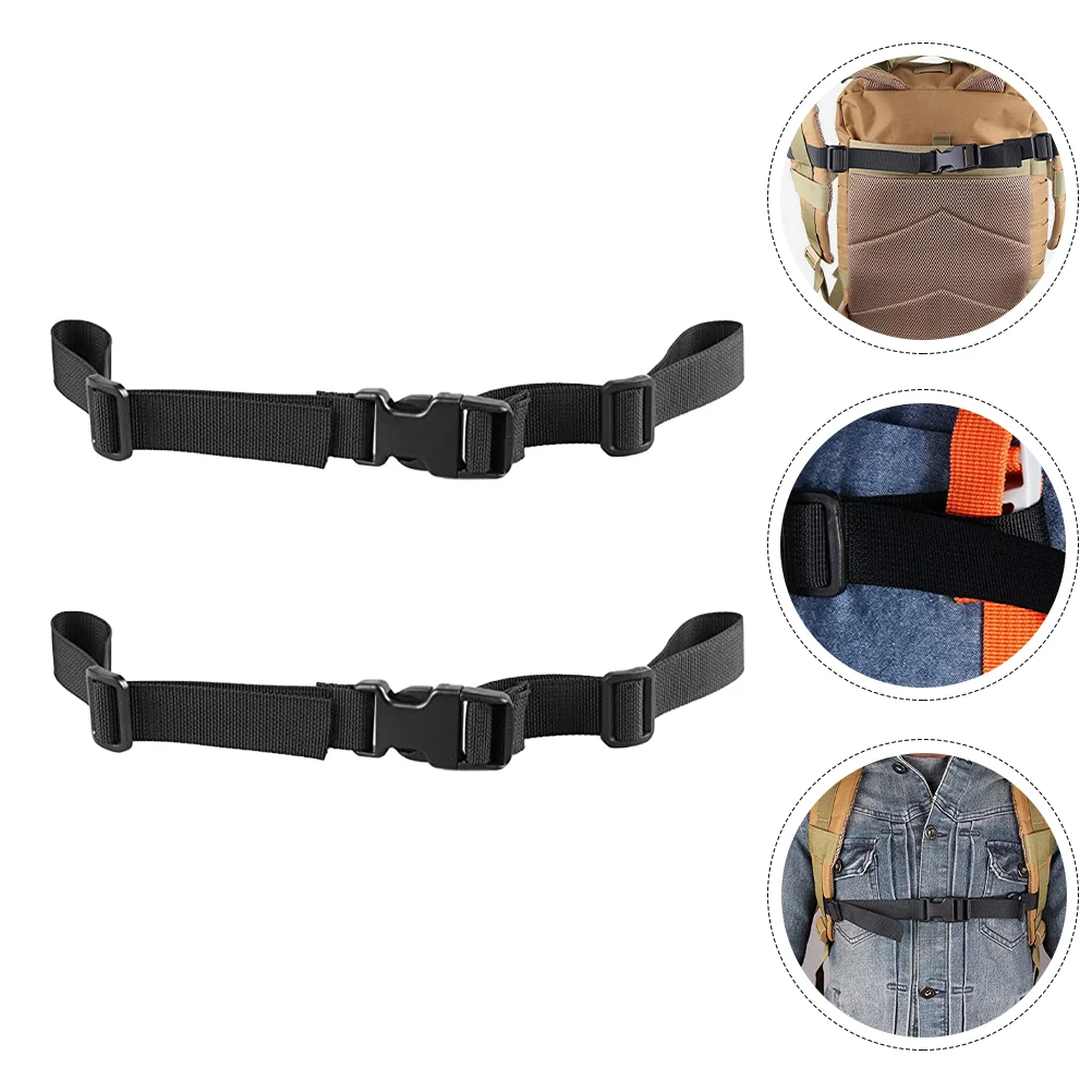 

Backpack Straps Chest Strap Belt Buckle Sternum Outdoor Retractable Camping Clip Quick Release Adjustable Nylon Connect Travel