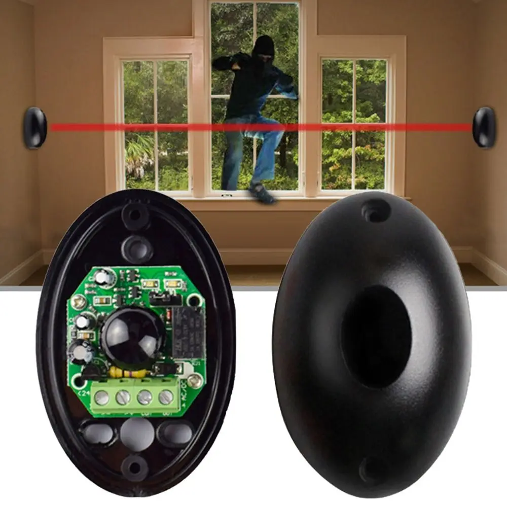 

Photoelectric Single Beam Anti Thief System Infrared Sensor Burglar Alarm System Door Window Alarm Barrier Detector