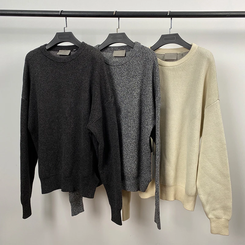 

2020ss New Pullover Sweater 100% loose ovesized winter top hip hop cotton