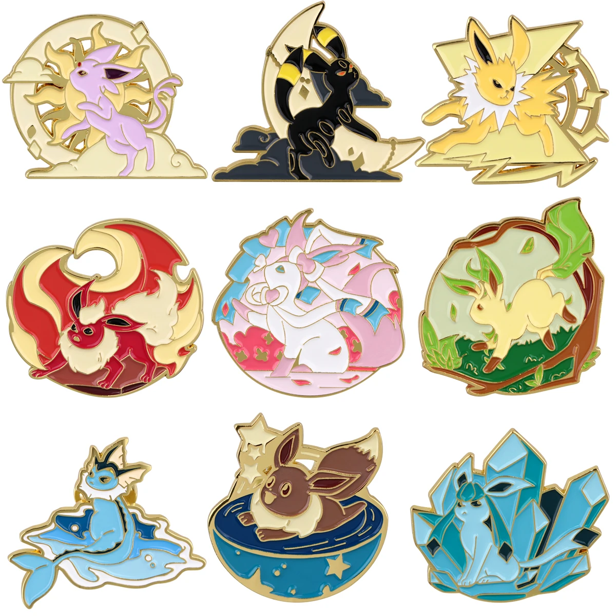 Милые эмалированные заколки в виде Аниме животных брошь животного спирта значки