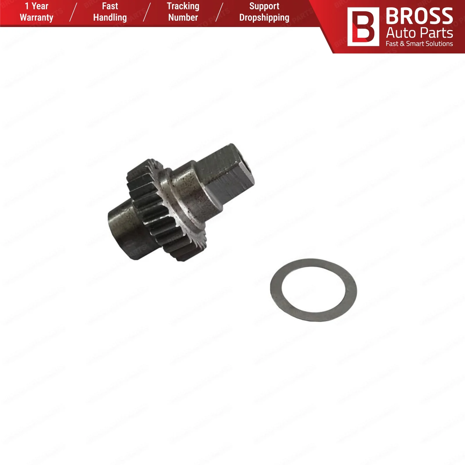 Bross BGE584 TwinTop Convertible Roof Flaps/wings Motor Repair Gear For Vauxhall Opel Astra 93188313 93188314 Teeth Number: 26 | Автомобили