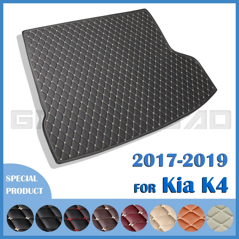 

Коврик для багажника автомобиля для Kia K4 2017 2018 2019, пользовательские автомобильные аксессуары, украшение интерьера автомобиля
