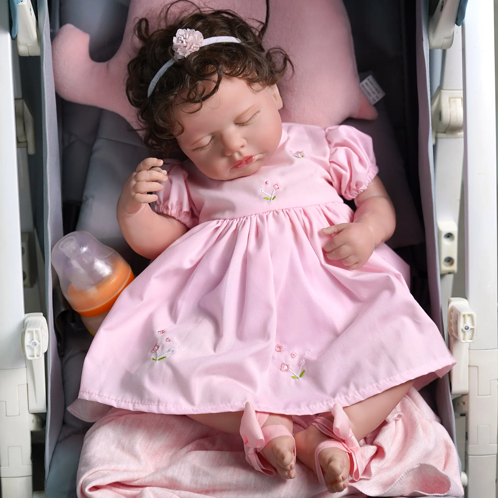 

ADFO Bebe Reborn Doll Babies Toy 20 Inch 50cm loulou Realistic Baby Alive Lifelike Newborn Dolls Real Doll Kids Dolls Girls