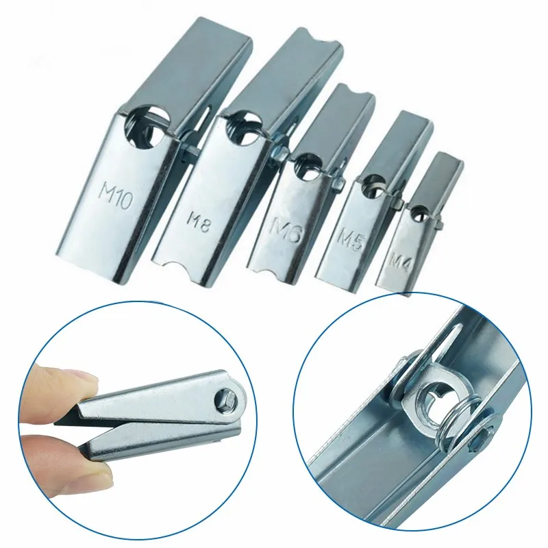 

M4 M5 M6 M8 M10 Гипсокартон Полая стена Полая стена Крепление на стену Пружинный тумблер Анкер Потолочные анкеры для сухой ст...