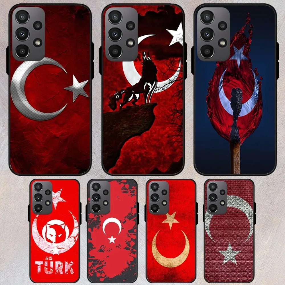 Чехол для телефона krajew с турецким флагом Samsung Galaxy A52 A53 A71 A30 S A72 A73 A80 A91