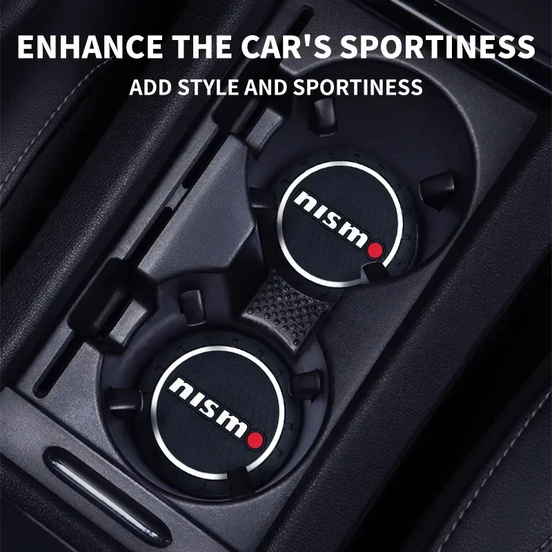 2 шт. автомобильный подстаканник коврик для салона автомобиля Nissan Nismo Qashqai J10 X Trail