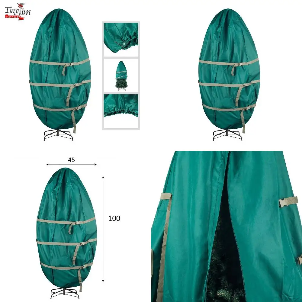 

Cheerful Premium Perfect 9FT Xmas Green Christmas Tree Storage Bag for Festive Family Home Decoration