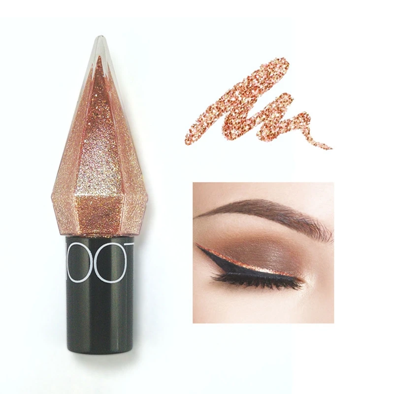 Eye Shadow Pearlescent Diamond Eye Shadow Liquid 5-color Sequins MakeUp Smooth Mini Fine Brush Eyeliner Shine And Head 5 Eye Shadow Pearlescent Diamond Eye Shadow Liquid 5-color Sequins MakeUp Smooth Mini Fine Brush Eyeliner Shine And Head 5