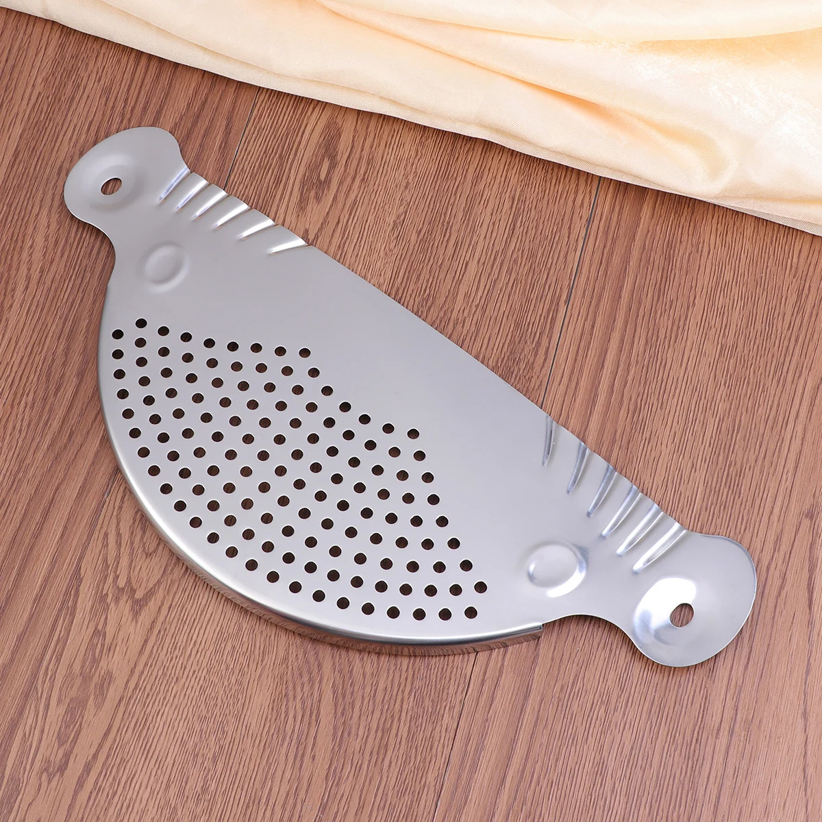 

1 PC Strainer Pasta Spaghetti Stainless Steel Draining Tool Pan Drainer for Kitchen Home Easy Draining
