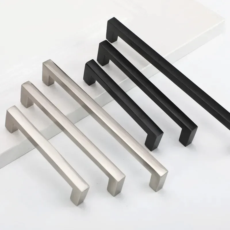 Ручки для шкафа кухонные дверные ручки ящиков из алюминиевого сплава матовая