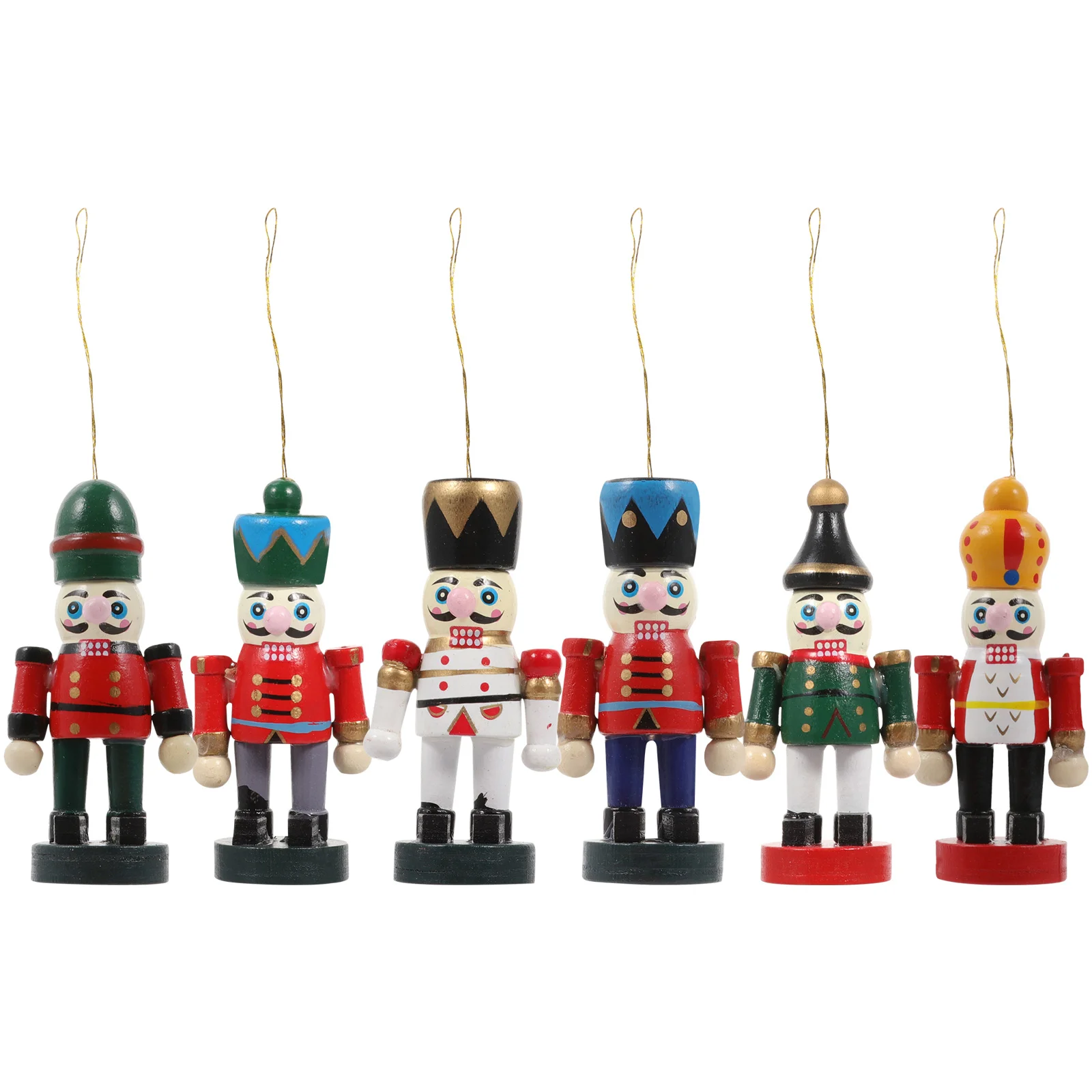 

Christmas Ornaments Nutcracker Tree Decoration Figures Wooden Soldier Xmas
