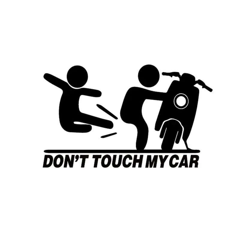 

Наклейки на автомобиль «Don't Touch My Car», 10 шт.
