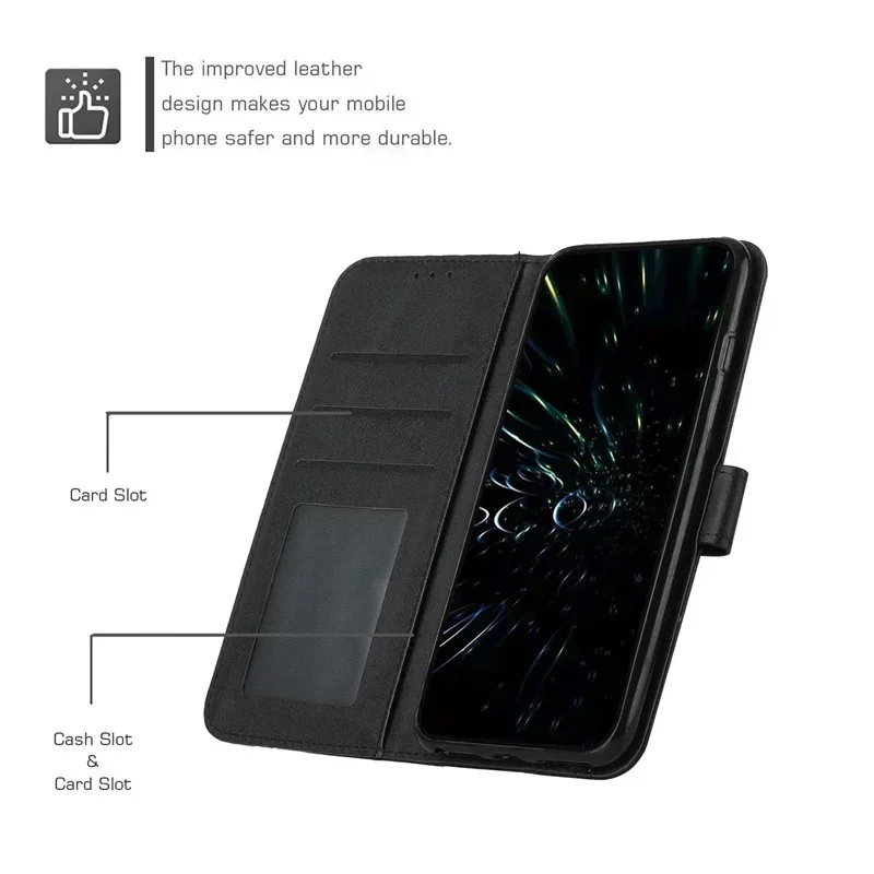 Фото Чехол-книжка для Google Pixel 10A (GE1GQ, GV0BP) с функцией кошелька, защитный чехол-футляр для телефона №4