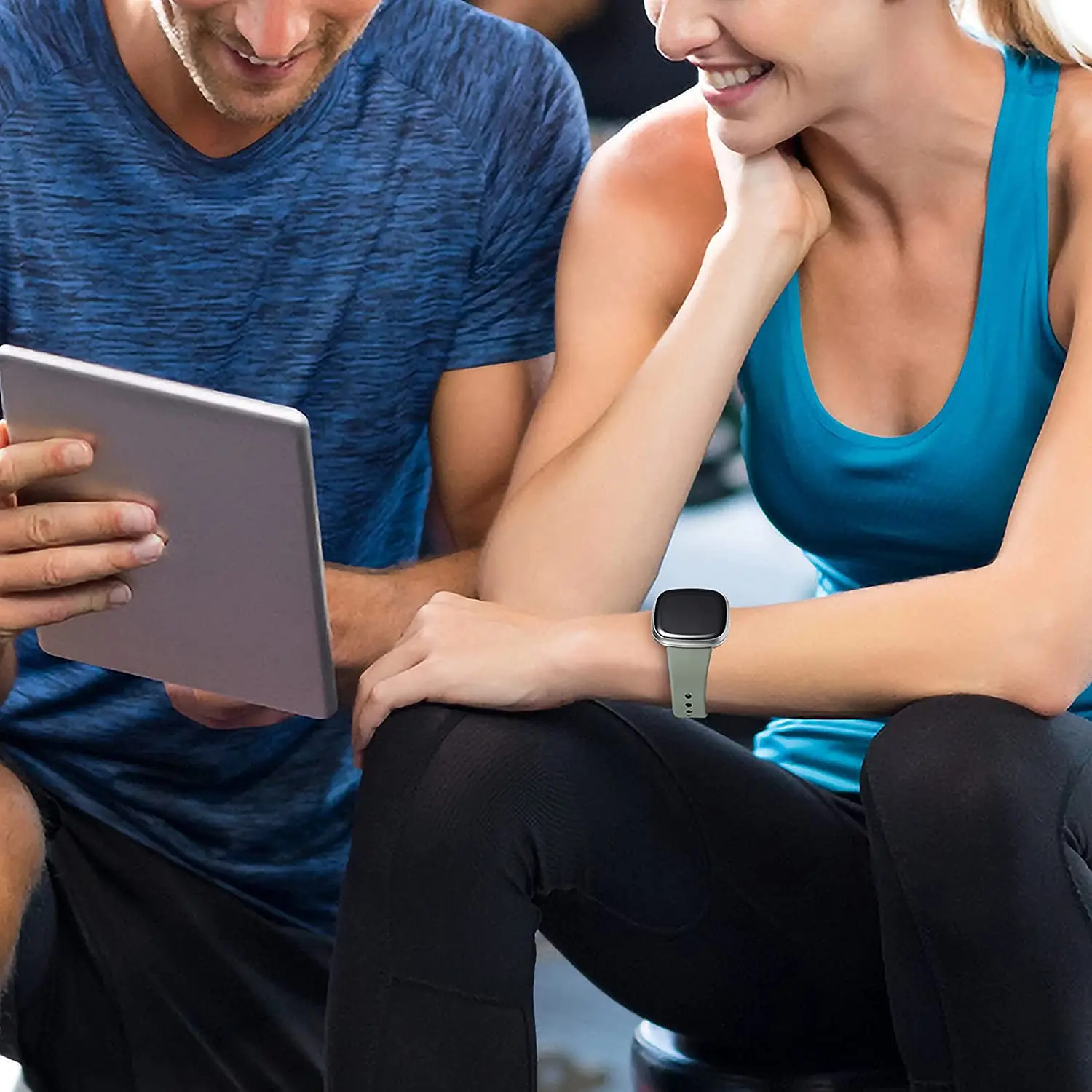 3pcs/pack Slim Bands for Fitbit Versa 3 and Fitbit Sense Bands,Soft Silicone Replacement Wristbands for Versa 3 Smart Watch