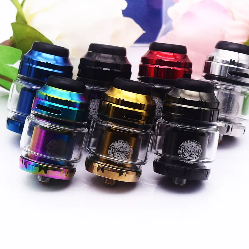 

Zeus X RTA 4.5ml Tank Capacity with 810 Delrin Drip Tip Electronic Cigarette Atomizer vs dead Rabbit / INTAKE Expromizer V4 MTL