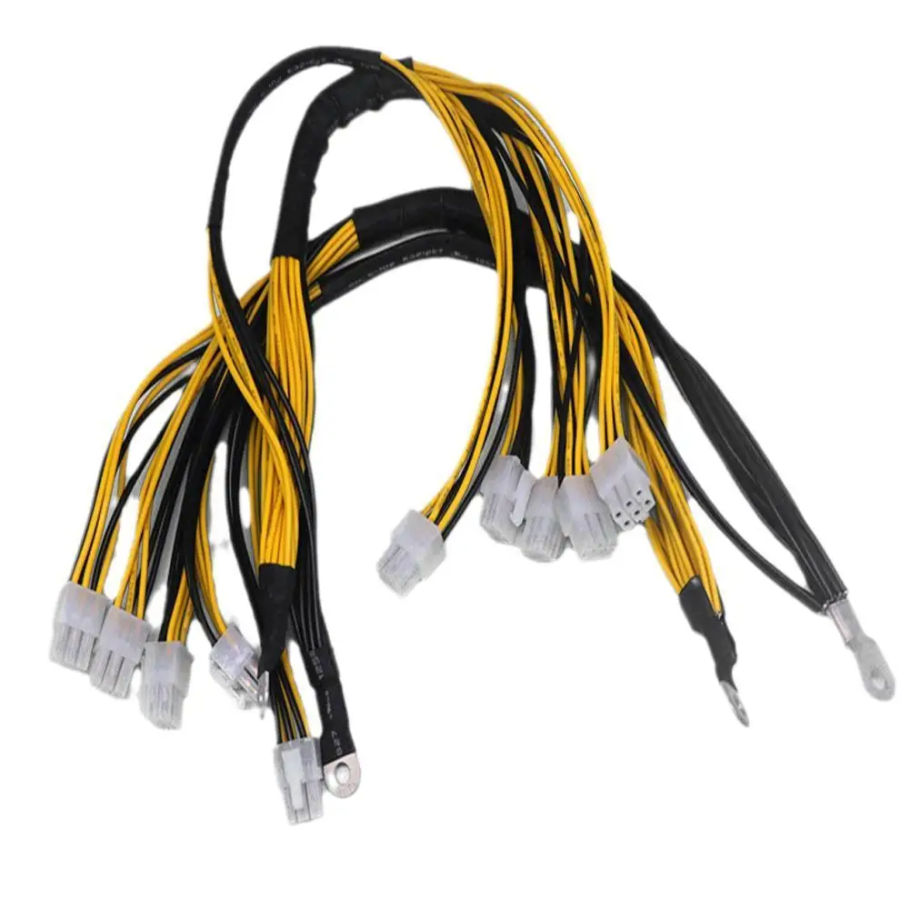 

1 Set 6 Pin PCIE Powers Connector For Bitmain Antminer APW7 L3 D3 PSU Cable Connectors