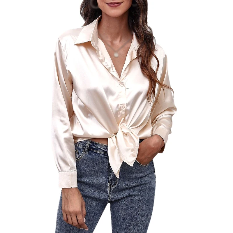 

Women Shirts Versatile Fashion Workmanship Exquisite Simple And Generous Classic Design Women's Shirts Temperament Commuting