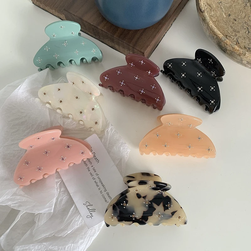 

Полукруглая заколка для волос, блестящая искусственная инкрустация, заколка для волос с элегантными блестящими бриллиантами, зажим для ванны, аксессуары для волос «сделай сам»