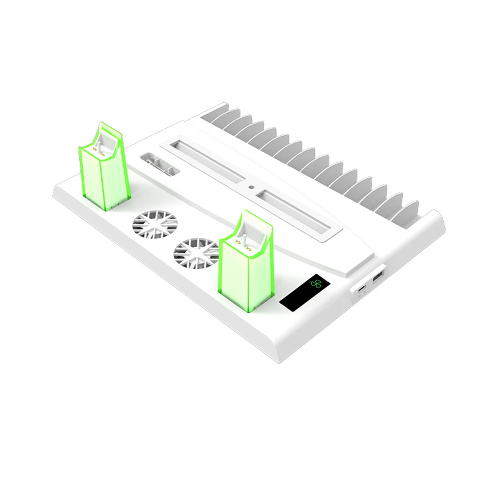

Vertical Cooler for PS5 Console Professional Dual Controller Charging Station Headset Holder Equipment 317x213x35mm