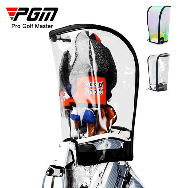 PGM Universal Golf Bag Cap Waterproof Dust-proof Golf Clubs Protector Hat Cover Adjustable Zipper Type Golf Cap for Women Men