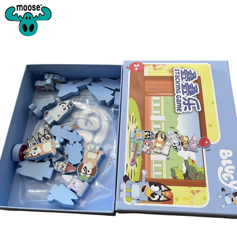 Новое поступление семейная игрушка Bluey Jenga периферия детские игрушки
