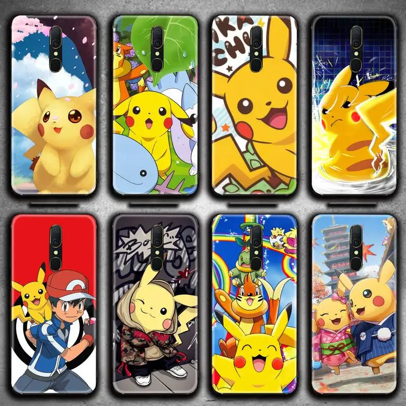 

Pokemon Pikachu Ash Ketchum Phone Case For Oppo A5 A9 2020 Reno2 z Renoace 3pro A73S A71 F11